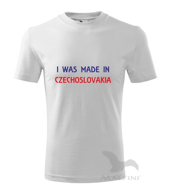 Tričko - Byl jsem vyroben v Československu - Kliknutím na obrázek zavřete